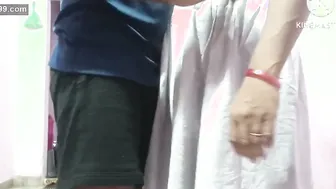 Telugu Wife Sucking And Fucking Husband Outside Their Room