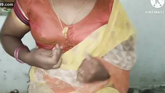 Telugu Wife Eagerly Sucking And Stroking Her Man At Home Alone