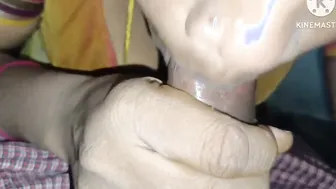 Telugu Wife Eagerly Sucking And Stroking Her Man At Home Alone