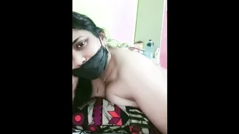 Mallu Aunty Dirty Talking While Bouncing Her Massive Natural Boobs