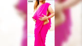 Busty Desi Aunty Stripping Down Showing Off Her Curves