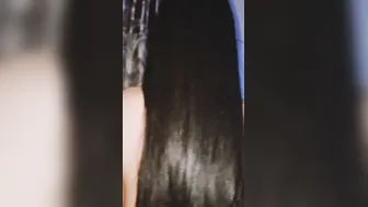 Long Haired Babe Getting Fucked Doggystyle Flaunting Her Beauty