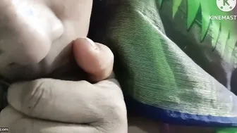 Married Aunty Sucking Her Husband Friend At His Place Secretly