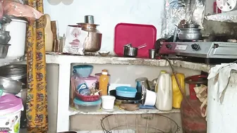 Telugu Aunty Bent Over Taking It From Husband's Friend In Kitchen