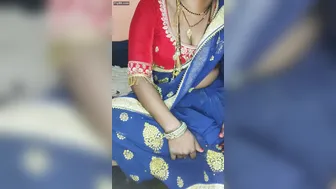 Village Bhabhi In Red Saari Getting Fucked Behind The Fields