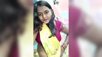 Bengali Lonely Aunty With Cute Face Enjoying Afternoon Pleasure