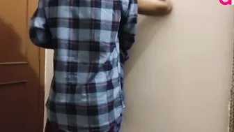 Cleaning Aunty Getting Pounded Alone At Home Early Morning Session