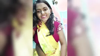 Lonely Bengali Aunty With Cute Face Stripping And Fingering