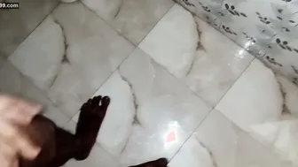 Catching My Lonely Aunty At Home And Fucking Her On The Couch