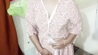 Catching My Lonely Aunty At Home And Fucking Her On The Couch
