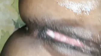 Aunty Arti Spreading Her Satisfied Creamy Pussy After Draining