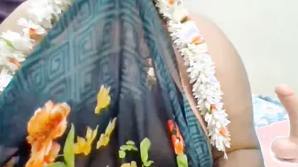 Telugu Wife Talking Dirty Showing Her Swollen Nipples Off