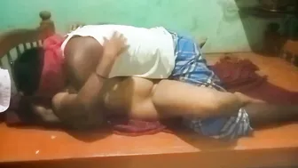 Indian Aunty Cheating With Her Stepuncle At Home Behind Doors