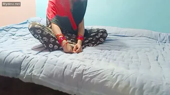 Sexy Desi Aunty Riding Her Young Lover Hard On The Bed Today