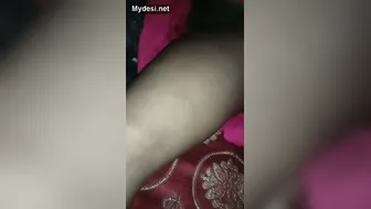 Village Aunty Spreading Her Legs Showing Off Her Wet Pussy