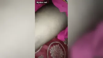 Village Aunty Spreading Her Legs Showing Off Her Wet Pussy