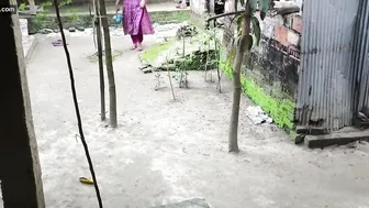 Catching My Aunty Peeing Then Bending Her Over Fucking Her Ass