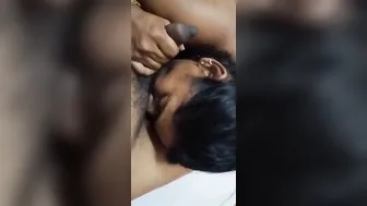 Mallu Wife On Her Knees Sucking Her Mans Thick Cock At Home