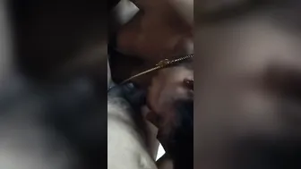 Mallu Wife On Her Knees Sucking Her Mans Thick Cock At Home
