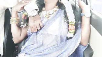 Aunty Getting Naughty In Backseat While Talking Dirty Nonstop