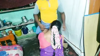 Lover Teasing And Pleasing Aunty's Body At Midnight Before Sex