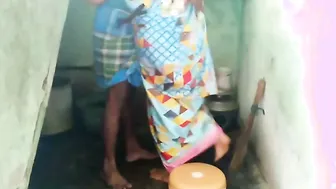 Married Aunty On Knees Sucking Husband Before Getting Bent Over