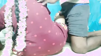 Desi Aunty In Nightie Taking Dick Doggy Style Moaning So Loud