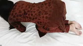 Neighbor Aunty Bent Over Taking It Rough From Behind At Home