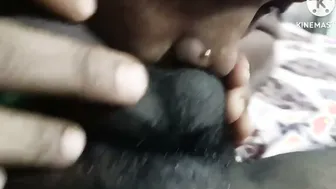 Telugu Aunty Giving Her Sister's Husband A Sloppy Wet Blowjob