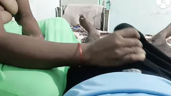 Telugu Aunty Giving Her Sister's Husband A Sloppy Wet Blowjob