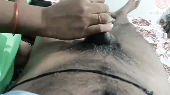 Telugu Aunty Giving Her Sister's Husband A Sloppy Wet Blowjob