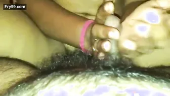 Sexy Aunty Jerking Him Off Until He Explodes All Over Her Hands