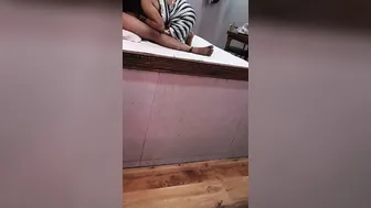 Indian Aunty Giving Me Handjob Blowjob And Footjob All At Once