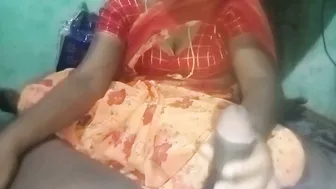 Hotel Room Handjob With Married Aunty Stroking My Thick Cock