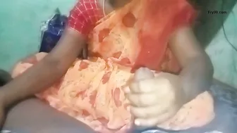 Hotel Room Handjob With Married Aunty Stroking My Thick Cock