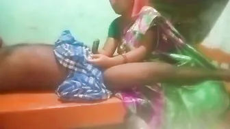 Tamil Milf Giving Sloppy Blowjob To Her Young Lover At Home
