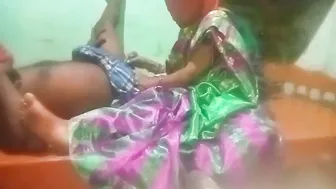 Tamil Milf Giving Sloppy Blowjob To Her Young Lover At Home