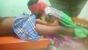 Tamil Milf Giving Sloppy Blowjob To Her Young Lover At Home