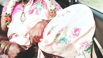 Married Aunty Giving Road Head To Her Lover In Backseat Hookup