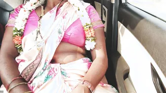 Married Aunty Giving Road Head To Her Lover In Backseat Hookup