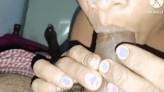 Aunty Bouncing Her Huge Tits While Riding Him Hard At His Place