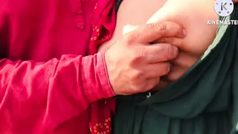 Desi Aunty Getting Fucked Outdoors And Taking Cum In Her Mouth