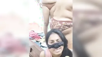 Desi Aunties Getting Naughty Together On Webcam For Viewers