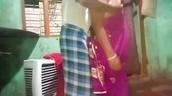 Tamil Aunty Squeezing Her Milky Tits While Husband Records Her