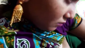 Watching Aunty Playing With Her Soft Juicy Boobs On Bed