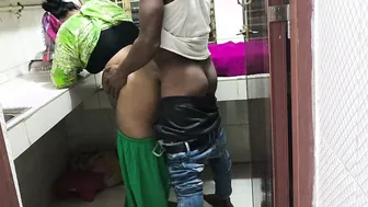 Catching My Married Aunty Bent Over Washing Dishes In Her Nighty