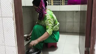 Catching My Married Aunty Bent Over Washing Dishes In Her Nighty