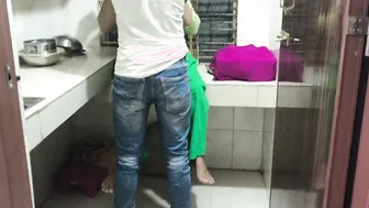 Catching My Married Aunty Bent Over Washing Dishes In Her Nighty