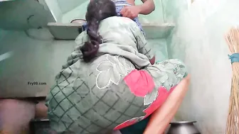 Aunty Sucking His Thick Cock And Swallowing It All