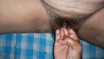 Village Wife Taking His Whole Fist Deep Inside Her Pussy